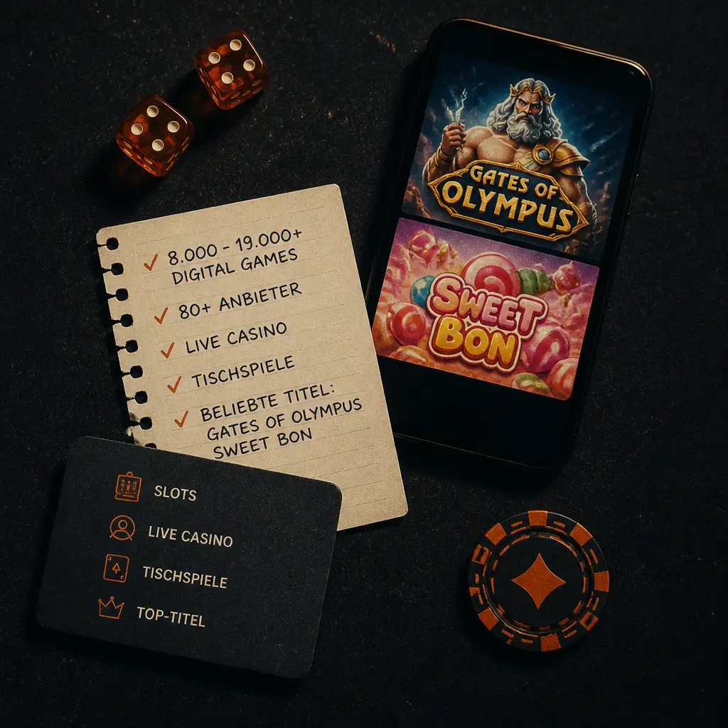 Spinjo Slots und Spielebibliothek visual guide for Spinjo Casino